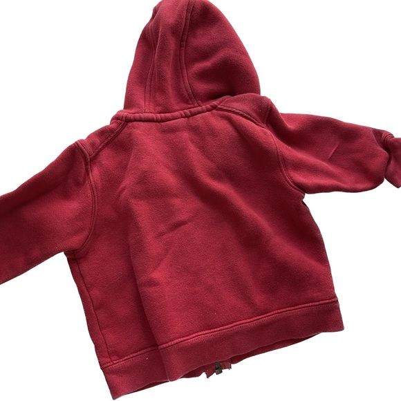 Boys Red 6-12 months Old Navy Zip-Up Hoodie - Picture 2 of 3